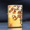 Zippo Đồng Hun Khói Khắc Chìm Rồng Lửa ZN40