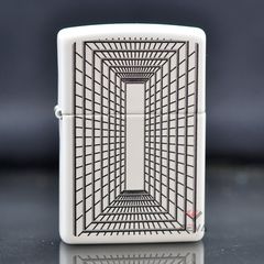 Zippo Mỹ chính hãng thiết kế hình hộp 3D Lines Boxed Design Z290