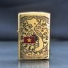 Zippo Khắc Hoa Văn Trống Đồng Bản Đồ Việt Nam ZK35-ZK35A