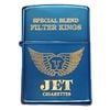 Logo Jet mạ vàng trên nền xanh ZK43