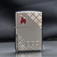Zippo Armor Khắc Chìm Hoa Văn Khảm Gạch Tile Mosaic Z298