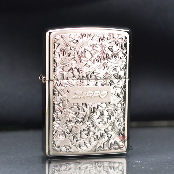 Zippo Silver Plate Titanium Coating Body ZN54