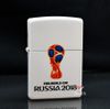 Zippo Sơn Trắng Chủ Đề Fifa World Cup 2018 Russia Z300