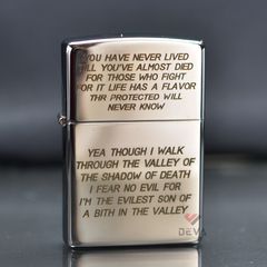 Zippo Khắc Tâm Thư Lính Mỹ Trong Chiến Tranh Việt Nam ZK55