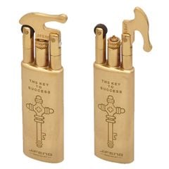 Bật lửa ga đá JiFeng JF-007 màu đồng