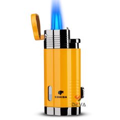 Bật lửa hút Cigar Cohiba khò 3 tia kèm đục COB 360