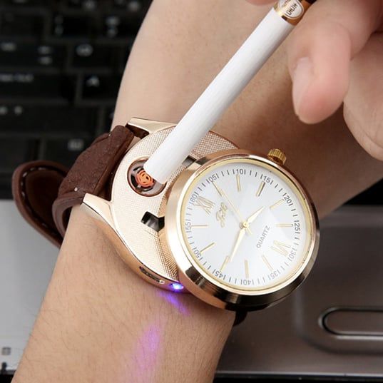 Bật lửa đồng hồ sạc điện E2010