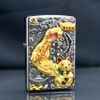 Zippo Ốp Tượng Chú Mèo Chiêu Tài Đại May Mắn ZN89