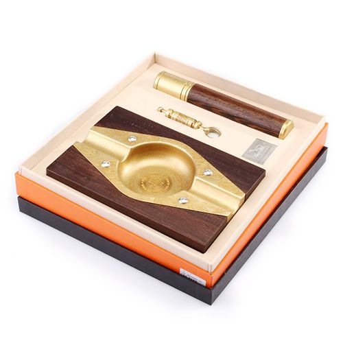 Set Gạt Tàn, Ống Đựng, Đục Xì Gà 3 món Lubinski LB T25