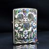 Zippo Armor khảm trai hoa văn ZN92