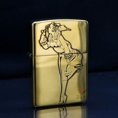 Zippo Khắc Nổi Cô Gái Chống Gió Windproof ZN95