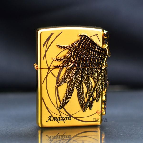 Zippo Ốp Emblem Nữ Chiến Binh Amazon Z03