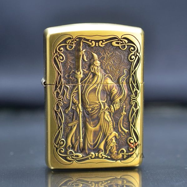 Zippo nhân vật Quan Vũ  Bản Armor ZD04