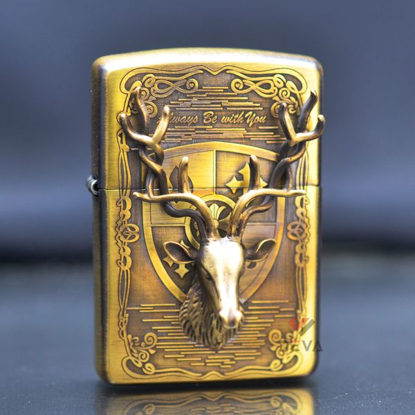 Bật lửa Zippo hình hươu nổi bản Armor ZD16