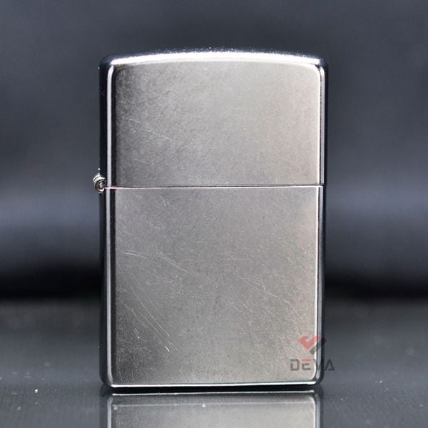 Zippo chính hãng trắng bạc xước ZT39