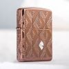 Zippo Armor Khắc Hoa Văn Ốp Kim Cương Geometric Diamond Z19