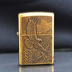 Zippo đồng emblem đại bàng Z98