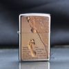 Zippo  In Dấu Chân Trên Cát Footprint In Sand Z39