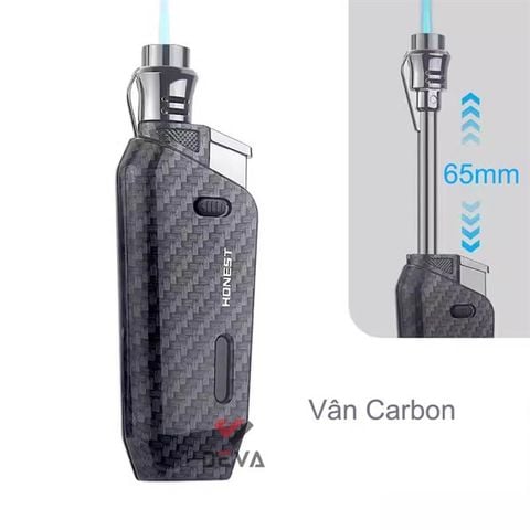 Bật lửa chính hãng Honest khò 1 tia đầu kéo dài có khóa gas BCZ 820