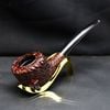 Tẩu Cigar cối rễ sần thân gỗ cán sừng Freesize TS23