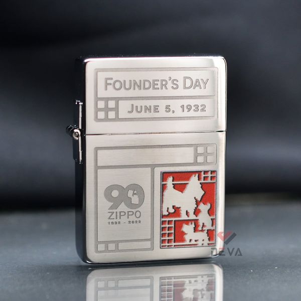 Zippo Tái Bản 1935 Bản Kỷ Niệm Nhà Sáng Lập Fouder's Day Collectible Z106
