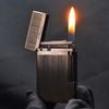 Bật lửa Dupont kẻ vàng xước D24V