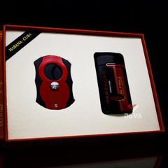 Set phụ kiện Cigar 2 món bật lửa và dao cắt GF 002
