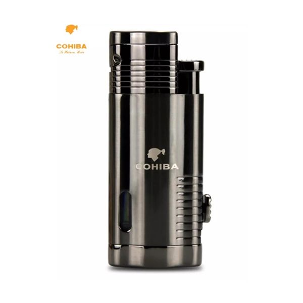 Bật lửa hút Cigar Cohiba khò 3 tia kèm đục COB 360