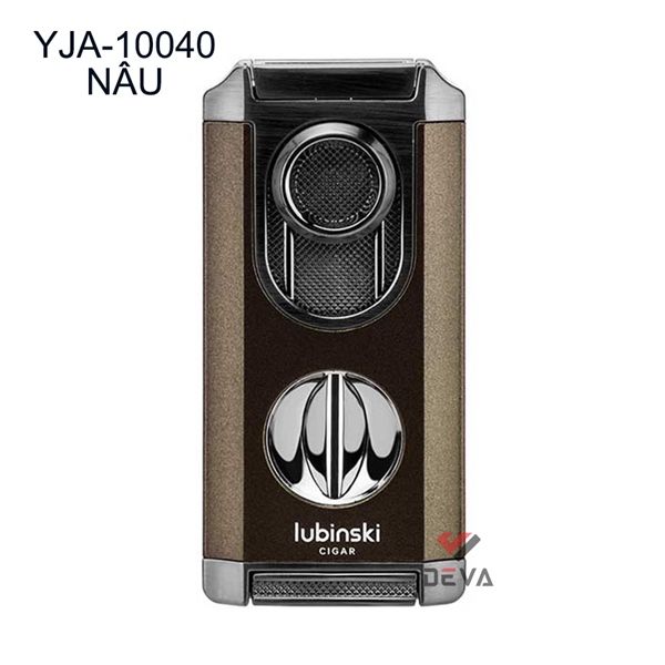 Bật lửa khò 3 tia Lubinski kèm cắt Cigar YJA 10040