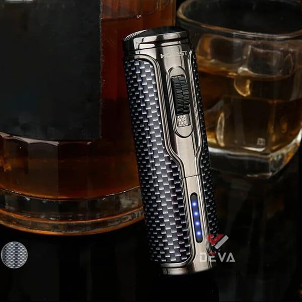 Bật lửa ga điện Honest khò 3 tia kèm đục BCZ 792