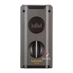 Bật lửa Lubinski khò 2 tia kèm dao cắt chữ V và đục Cigar YJA 10060
