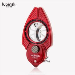 Phụ kiện Cigar chính hãng Lubinski dao cắt kèm túi da YJA 30032