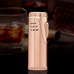 Bật lửa Jobon khò chéo 2 tia ga lộ thiên kèm đục ZB 330