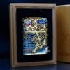 Zippo Bọc Lưới Mạ Vàng Chủ Đề Chúa Sơn Lâm Rời Núi ZN189