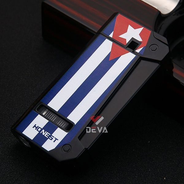 Bật lửa Honest khò 1 tia nắp mở tự động kèm đục Cigar BCZ 836