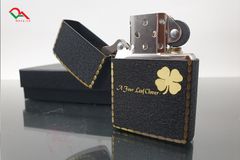 Zippo May Mắn Cỏ 4 Lá ZK105