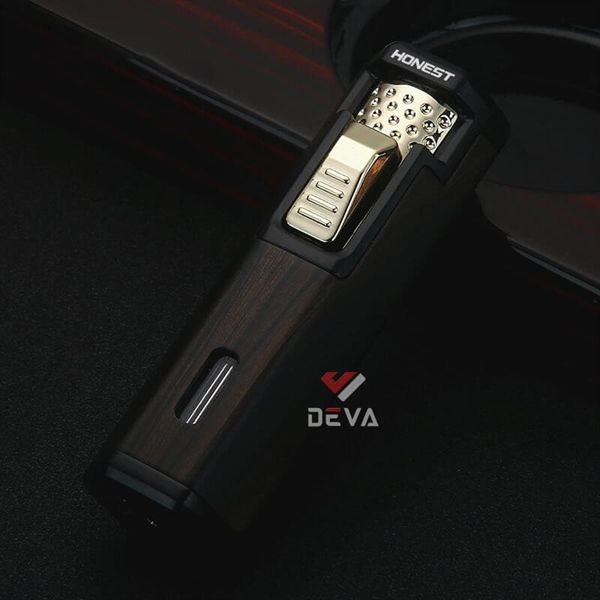 Bật lửa Honest khò đại 1 tia kèm ô cửa quan sát gas BCZ 839