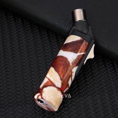 Bật lửa Honest khò 1 tia cầm tay ô cửa bình ga trong suốt BCZ 800