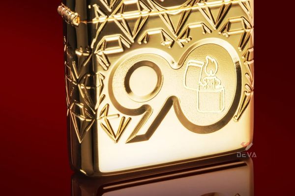 Zippo Mạ Vàng Kỷ Niệm 90th Limited Edition 2022 Collectible Z09