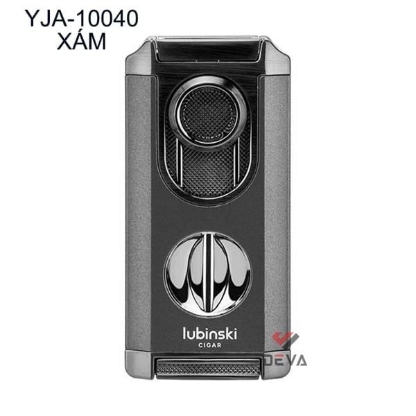 Bật lửa khò 3 tia Lubinski kèm cắt Cigar YJA 10040