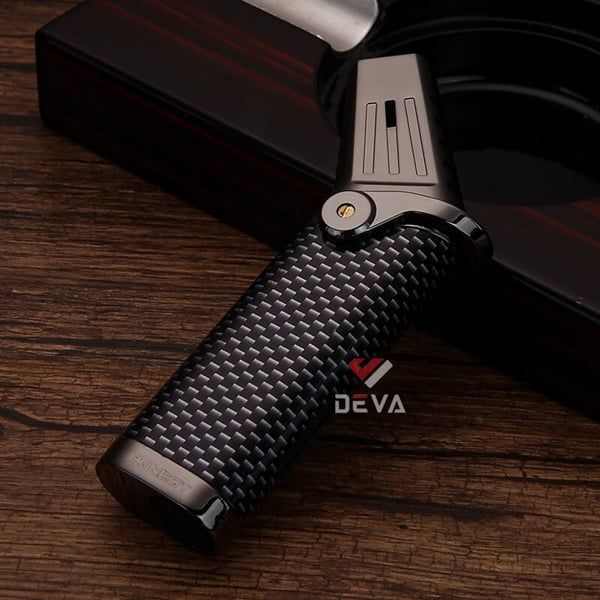 Bật lửa chính hãng Honest khò 3 tia kèm ô cửa quan sát gas BCZ 831