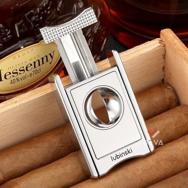 Dao cắt chữ V kiêm kệ Cigar YJA 30022