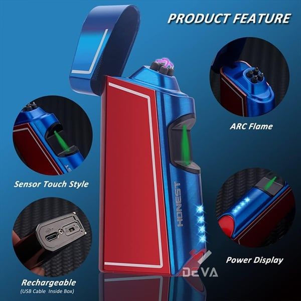 Bật lửa sạc usb Honest BCZ 773