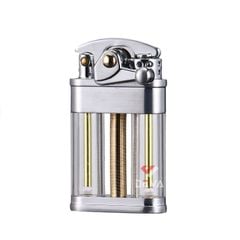 Bật lửa xăng đá chính hãng Zorro 2 bình chứa trong suốt đánh lửa bán tự động Z721