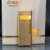 Bật lửa ga đá Zorro siêu mỏng vân xước số giới hạn ZC10