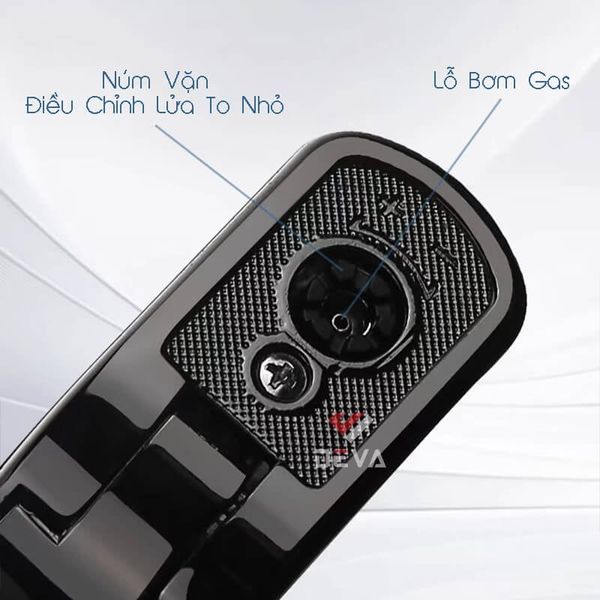 Bật lửa gas đá Honest 2 kiểu lửa kèm đục kép cho Cigar BCZ 832