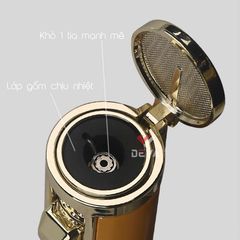 Bật lửa gas Honest khò đại 1 tia kèm que xiên và đục Cigar Cigar BCZ 852
