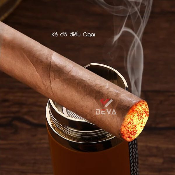 Bật lửa gas Honest khò đại 1 tia kèm que xiên và đục Cigar Cigar BCZ 852