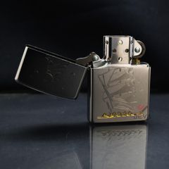 Zippo Mạ Satin Khắc Hình Thuyền Buồm Cổ ZK15