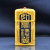 Zippo Slim Bọc Lưới Vàng Ốp Hình Mãnh Hổ Tung Cánh ZN171